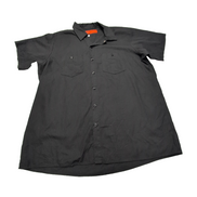 Chemise Dickies noire unie manches courtes taille XL  2 poches homme