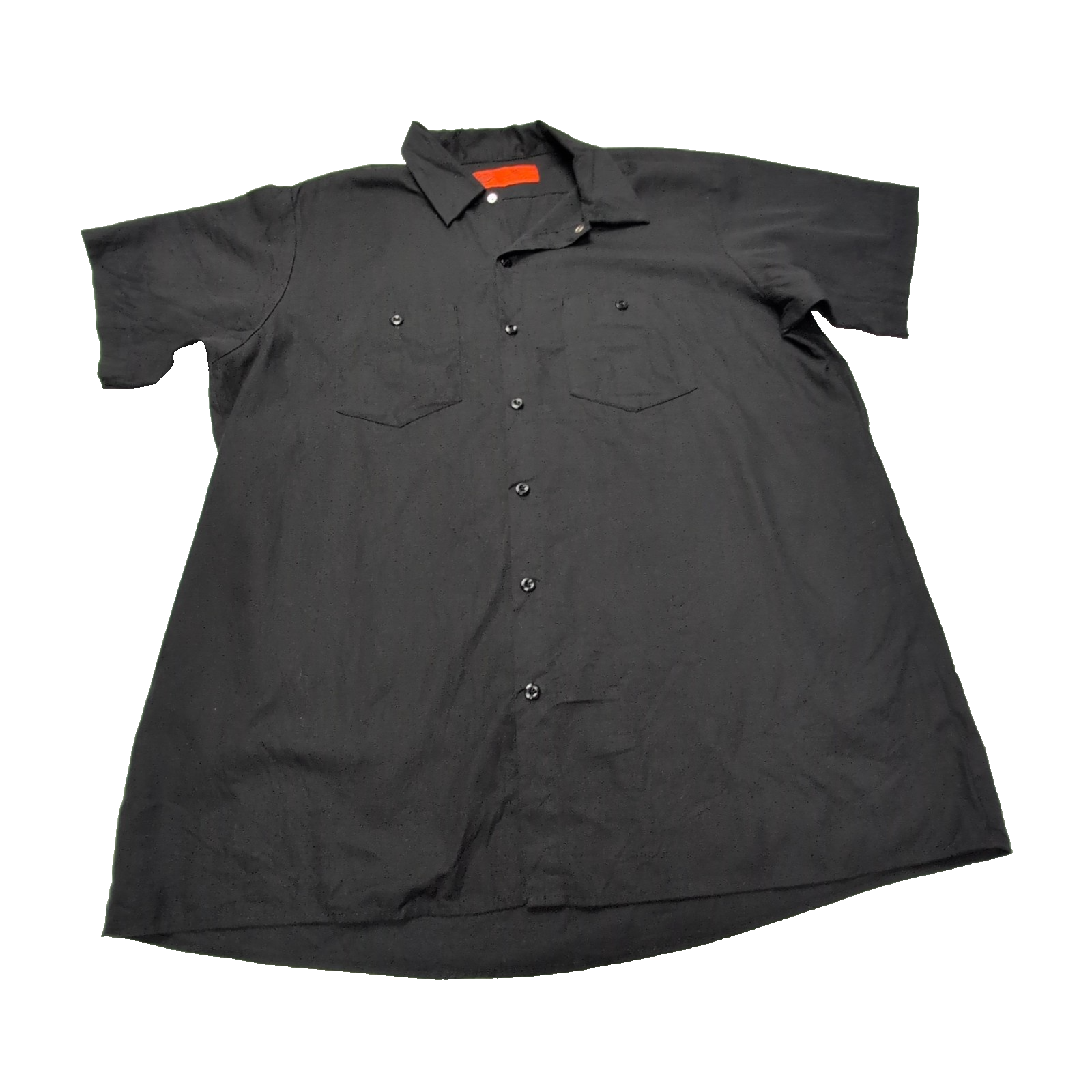 Chemise Dickies noire unie manches courtes taille XL  2 poches homme