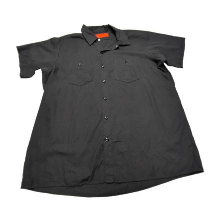 Chemise Dickies noire unie manches courtes taille XL  2 poches homme