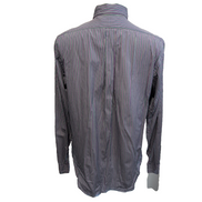 Chemise Polo Ralph Lauren Shirt XL Custom Fit Violet Rayée Logo Vert Button Down