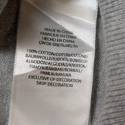 Pull POLO RALPH LAUREN Homme XL Gris Foncé Col V Logo Ton sur Ton Excellent État