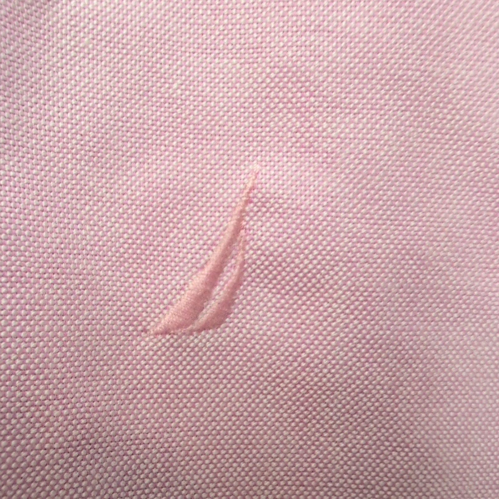 Chemise Nautica L/XL Rose Pâle Vintage Oxford 100% Coton