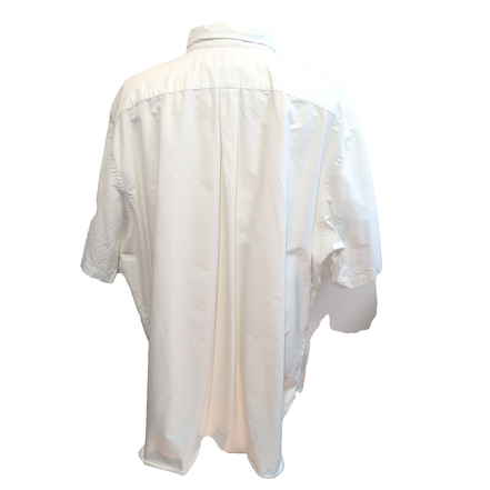 Chemise Ralph Lauren 4XL Blanche Manches Courtes Classic Fit Logo