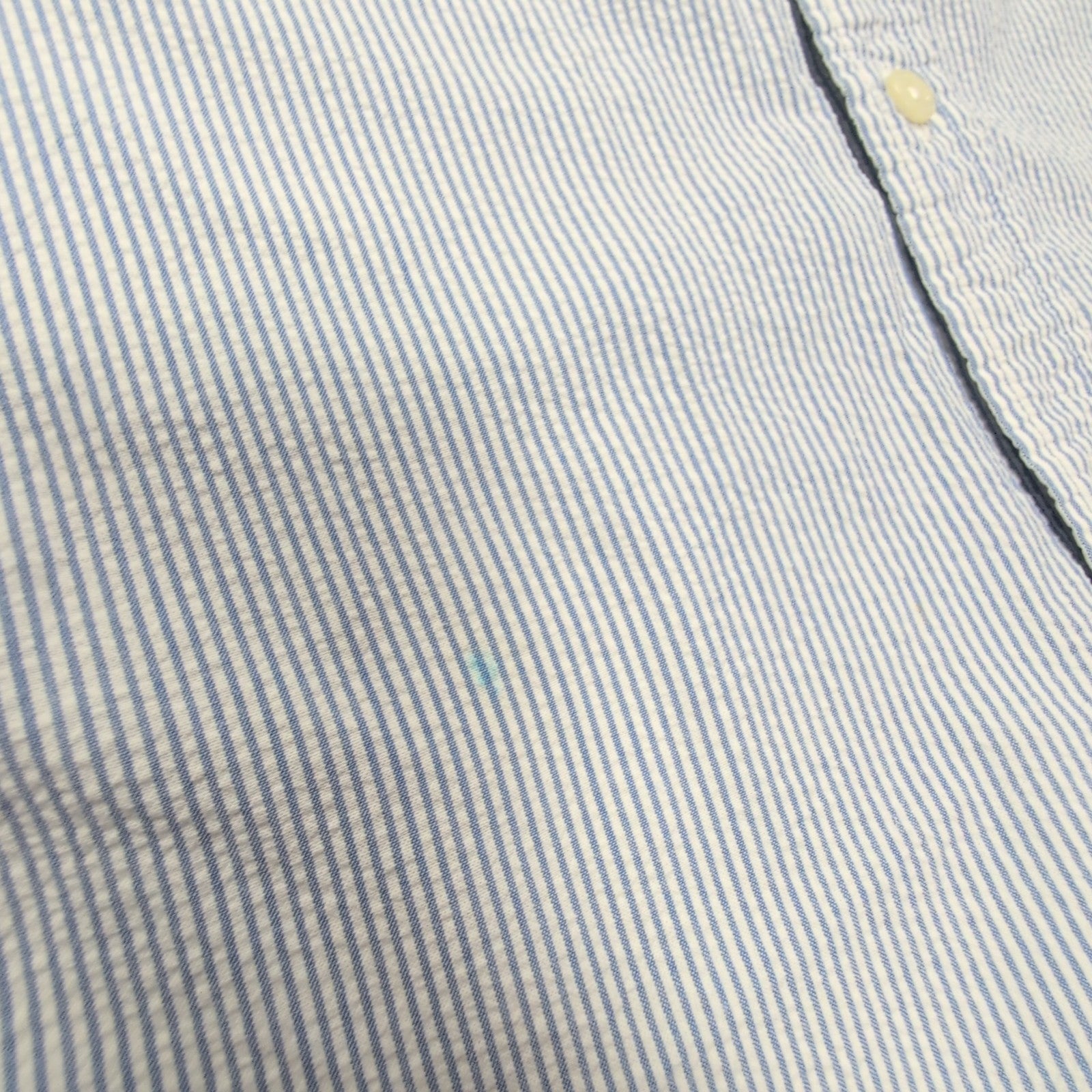 Chemise L.L. Bean à rayures bleues taille L #158e