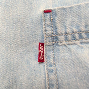 Levi's Chemise Jean Bleu Clair Vintage Boutons Métal 2 Poches Coton Taille L