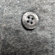 Chemise Nautica XL Gris Foncé Maille Coton Type Polo Manches Courtes