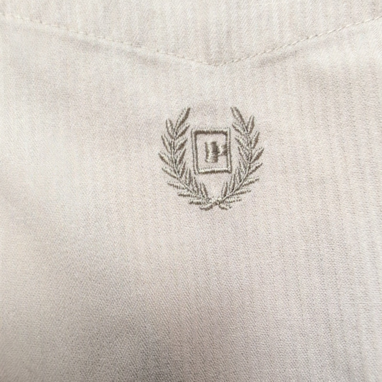 Chemise Chaps Easy Care Beige Crème à Rayures 1 Poche - Taille XL