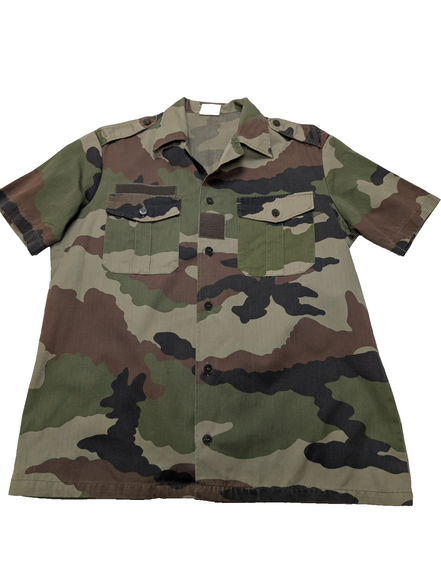 Chemise Militaire Combat Camouflage Manches Courtes - Taille XL