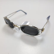 🦁 Lunettes de soleil Y2K Double Branche Lion Sculpté Doré et Chrome