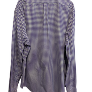 Chemise Ralph Lauren violet logo vert petits carreaux taille XXL #2578