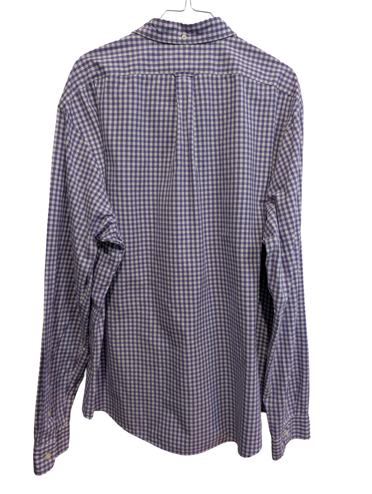 Chemise Ralph Lauren violet logo vert petits carreaux taille XXL #2578