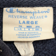 ➜ Sweat à Capuche Champion Vintage - Motif Multi-Logo All-Over - Taille L