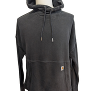 Sweat à capuche Carhartt Noir Relaxed Fit - Poche Kangourou - Taille L