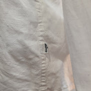 CHEMISE LEVI'S Lin Coton Blanche XXL TG Homme Unie Col Boutonné