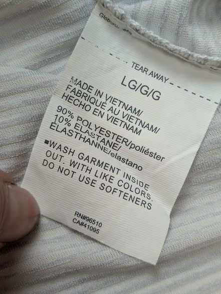 T-shirt Under Armour Manches Longues Rayé - Taille L - État Neuf