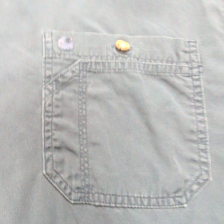 Chemise Carhartt Workwear XL bleu marine coton poche stylo rare