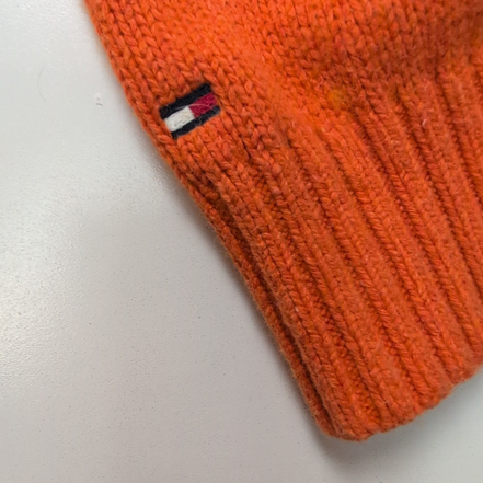 Gilet zippé Tommy Hilfiger orange Homme XXL Logo manche