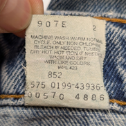 Jean LEVI'S 570 Baggy Vintage 🛹 Taille W36 (Taille 41cm) 🛹 Bleu Délavé Grunge