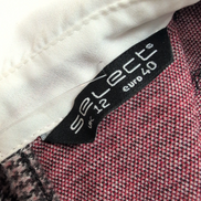Robe Select 40 Pied-de-Poule Manches Longues Neuve Étiquette