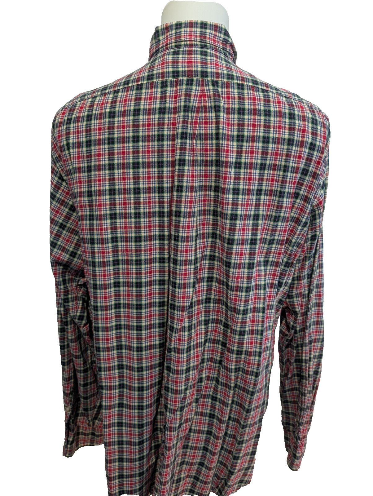 CHEMISE Ralph Lauren homme XL Classic Tartan ROUGE VERT Noël 🎄