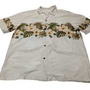 Chemise hawaïenne KY'S Made in Hawaii USA manches courtes taille XL #661 hawaien