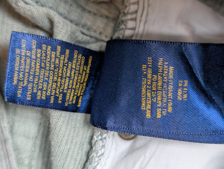 Pantalon Velours Côtelé Polo Ralph Lauren W28 L28 Gris Homme Vintage Jean