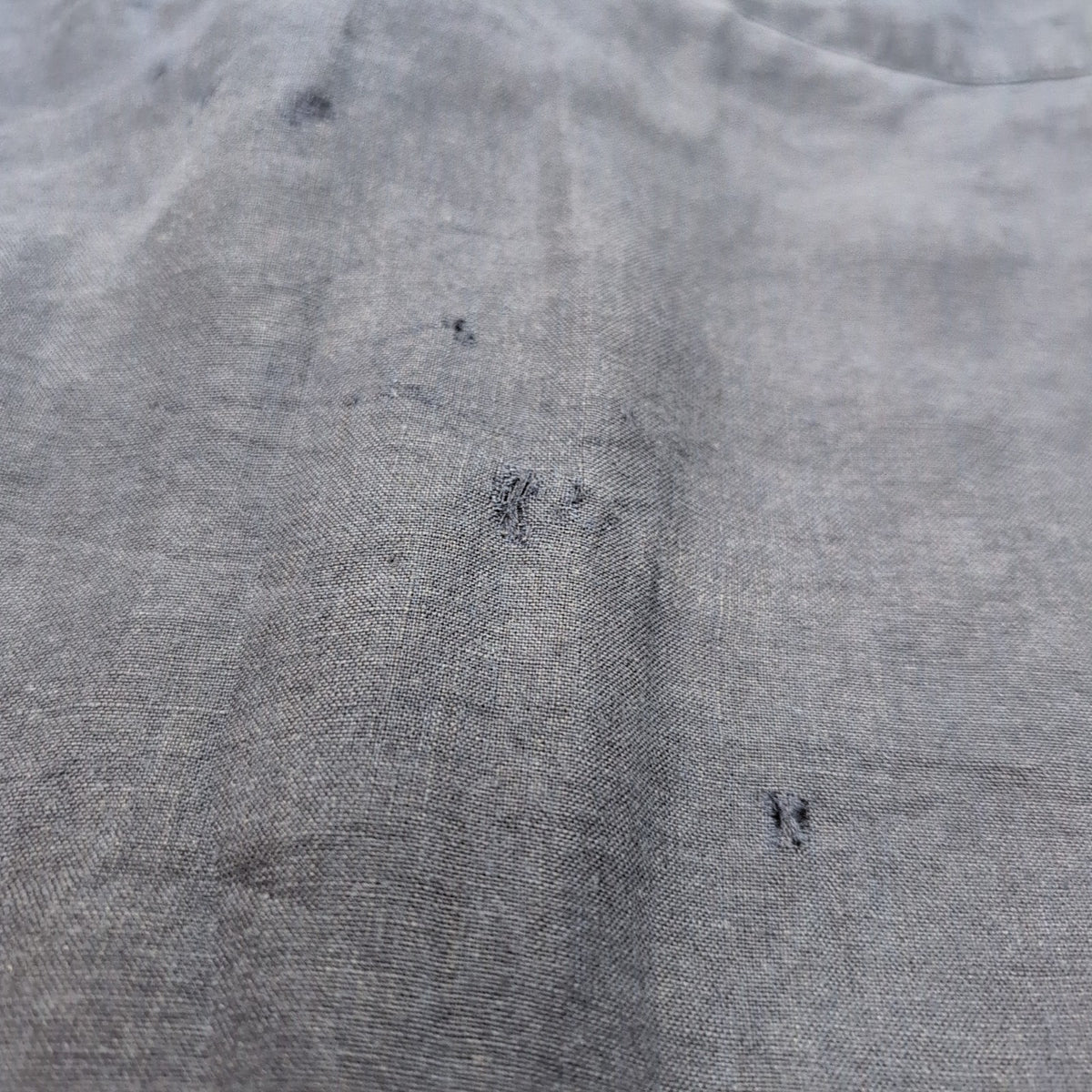 Chemise Lacoste 44 XL 100% Lin Bleu Marine Regular Fit Made in Romania