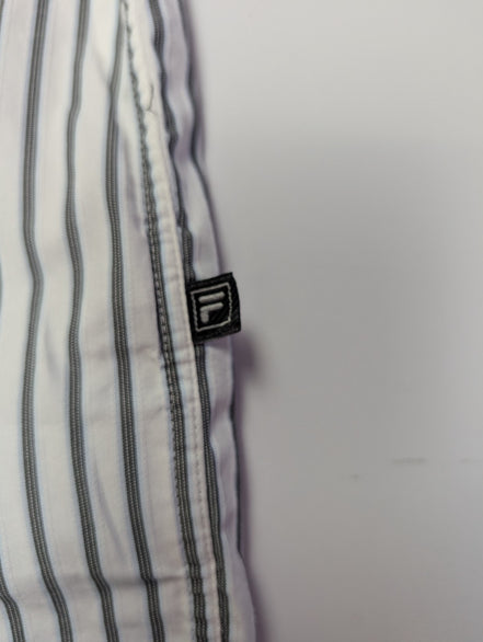 Chemise Fila blanche à rayures taille L #143msch
