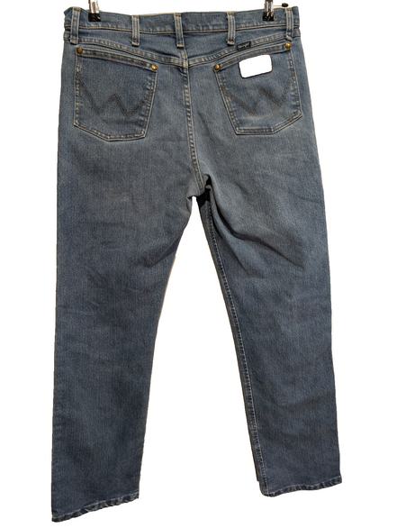 Jean Wrangler A102 Vintage Regular Fit Homme W36 L34 Bleu Denim Classic Straight