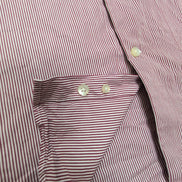 Chemise Express XS Bordeaux Rayures Extra Slim Fit manches longues