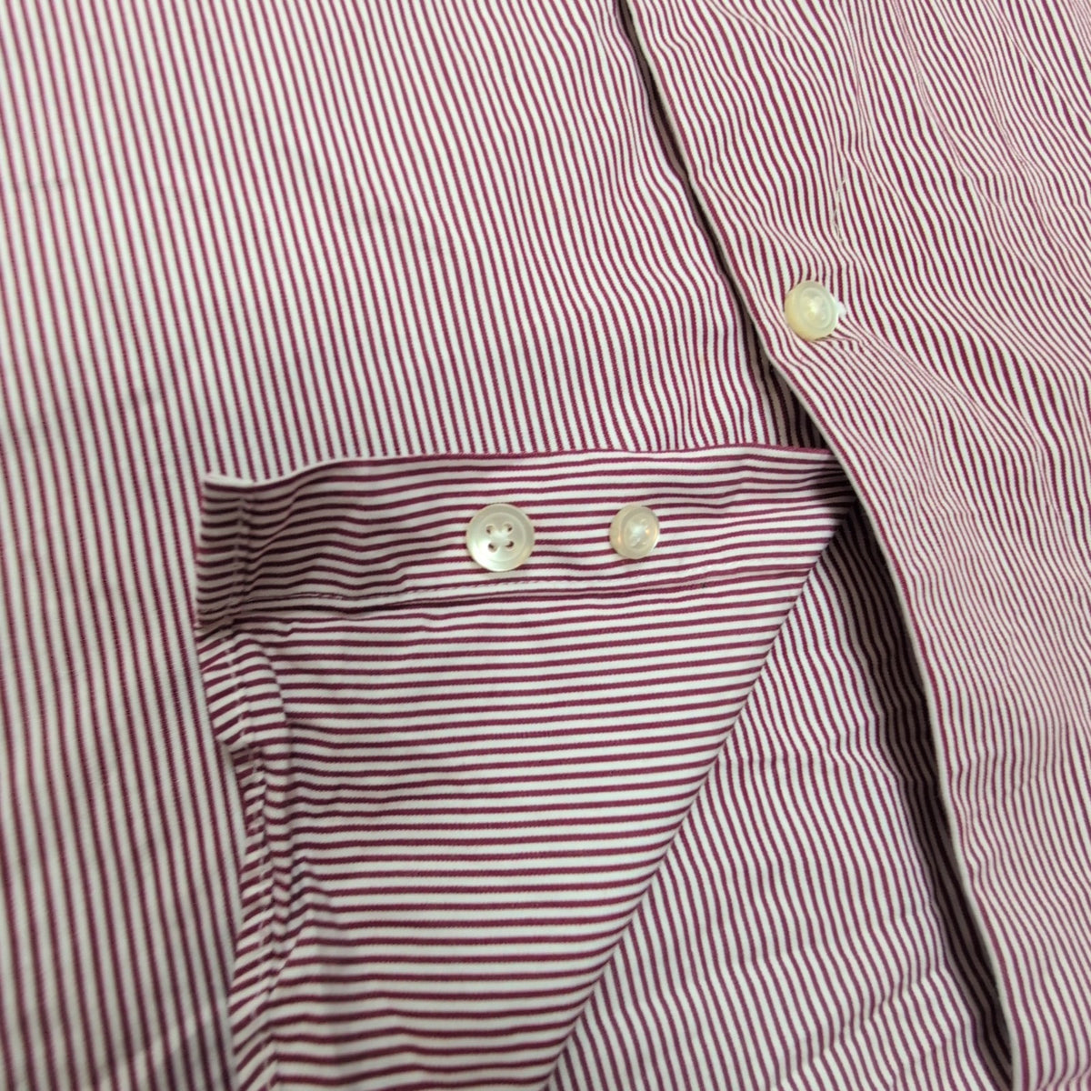 Chemise Express XS Bordeaux Rayures Extra Slim Fit manches longues