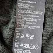 Pull Tommy Hilfiger Col V Noir Profond - Taille XL / 2XL