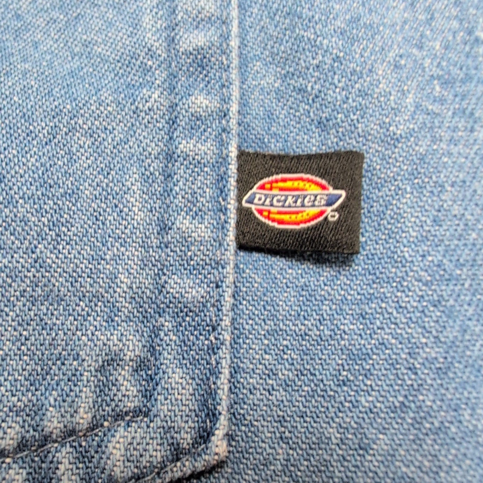 Chemise Dickies Jean Bleu L Made in Mexico Workwear Coton manches longues