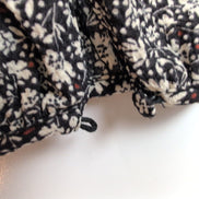 Haut Femme Vero Moda Taille XS Noir Fleuri Blanc Manches Bouffantes Neuf