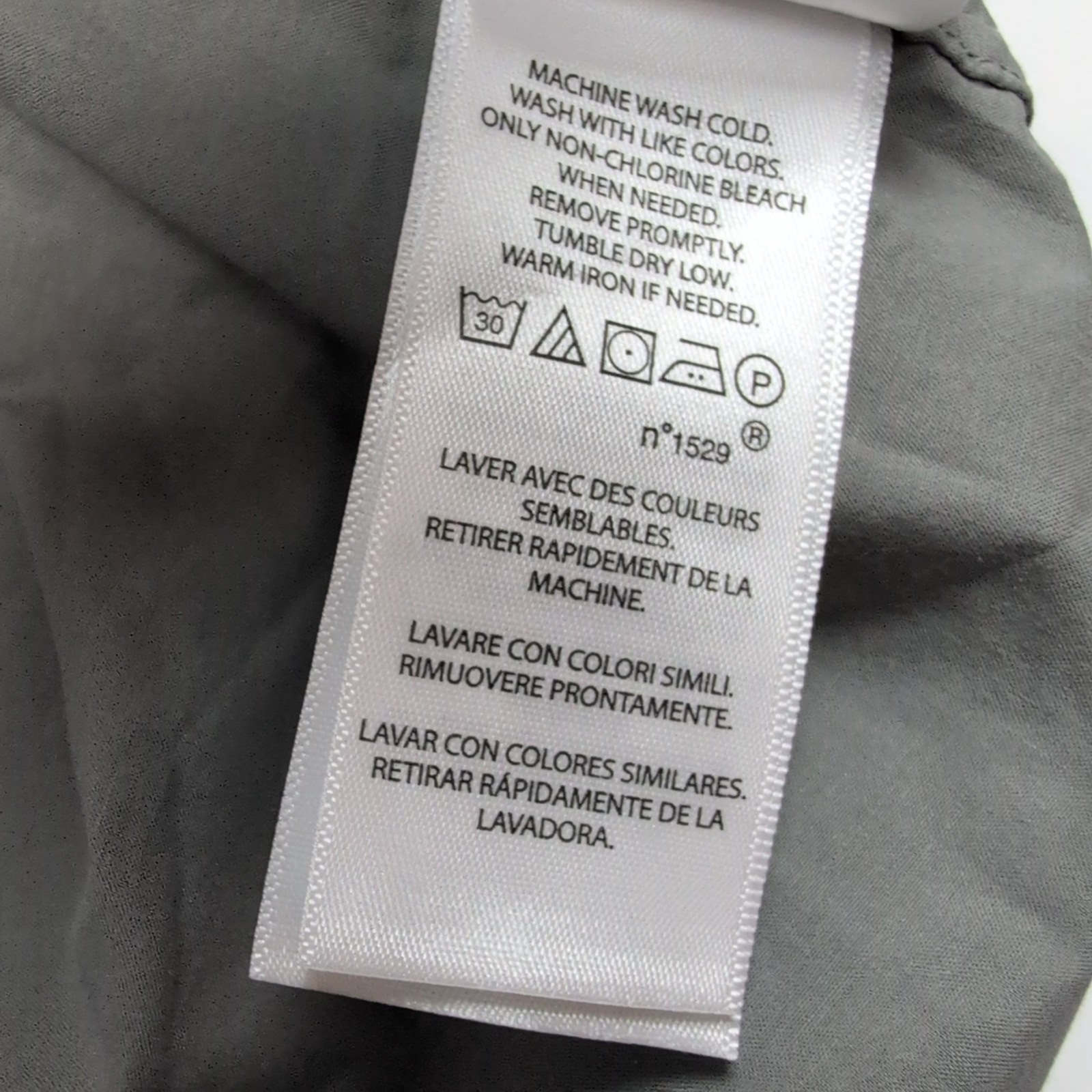 Chemise Ralph Lauren S Grise Classic Fit Coton Stretch Logo Bleu Marine