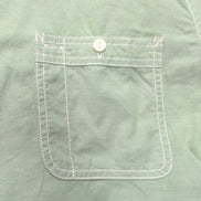 Chemise Nautica XXL Vert Pâle Workwear Poche Stylo Manches longues