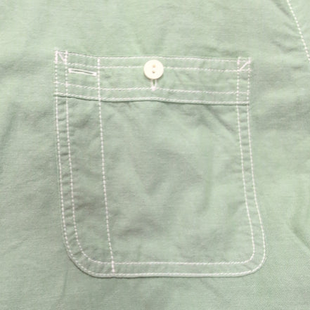 Chemise Nautica XXL Vert Pâle Workwear Poche Stylo Manches longues