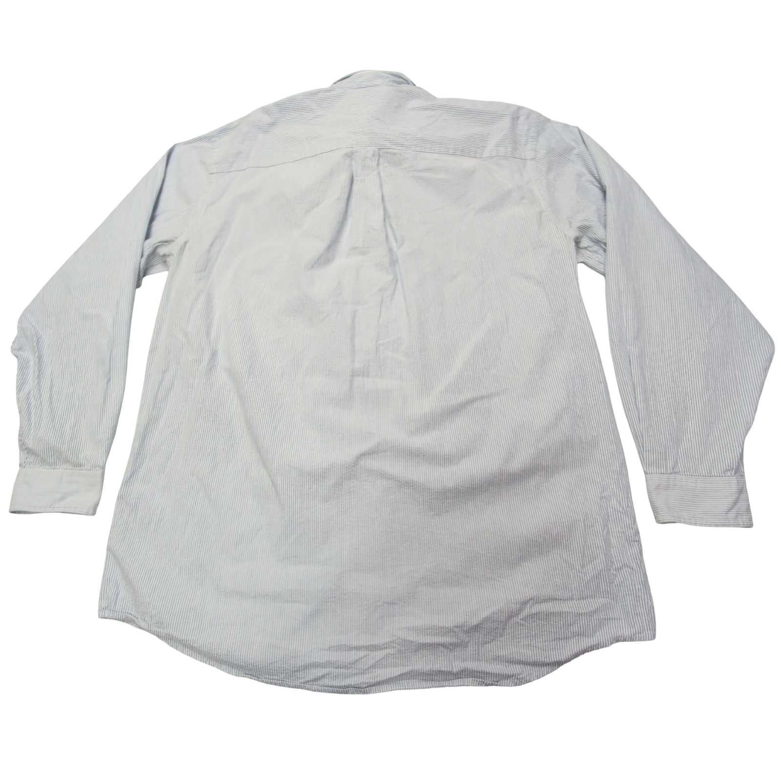Chemise L.L. Bean à rayures bleues taille L #158e