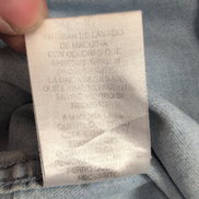 Chemise Harley Davidson Jean Bleu Clair L 100% Coton 2 Poches Texas HD