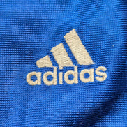 Short Sport Adidas Vintage Bleu Brillant Satiné Taille 14-16 ans