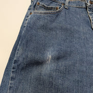 Jean Wrangler Homme Vintage Bleu W35 L29 Denim Épais Stretch Robuste Confort