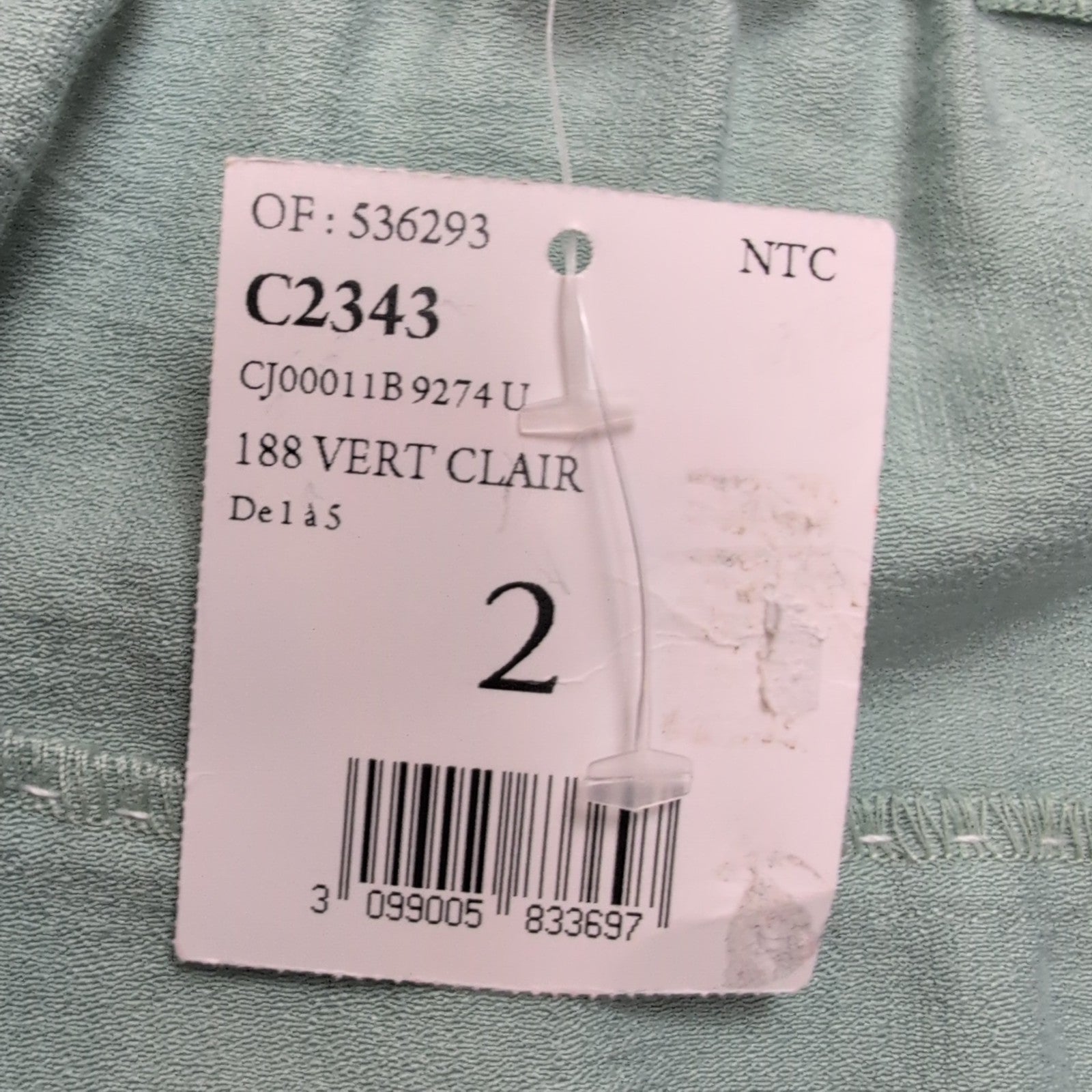 Jupe Femme Taille XL (T2) Christine Laure Vert Clair Viscose Neuve Étiquette