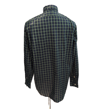 Chemise Polo Ralph Lauren Lowell Sport M Carreaux Logo Rouge manches longues