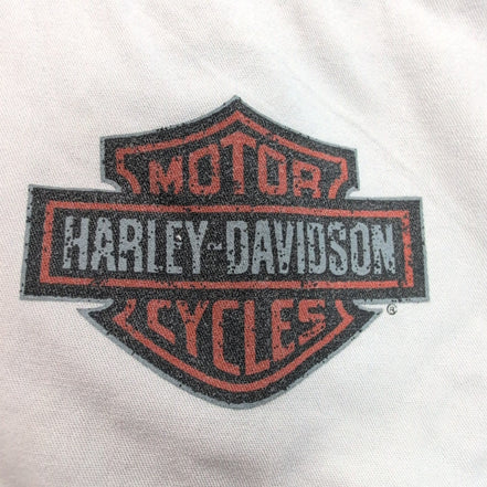Harley Davidson chemise manches courtes gris clair ailes d’ange dos taille 2XL