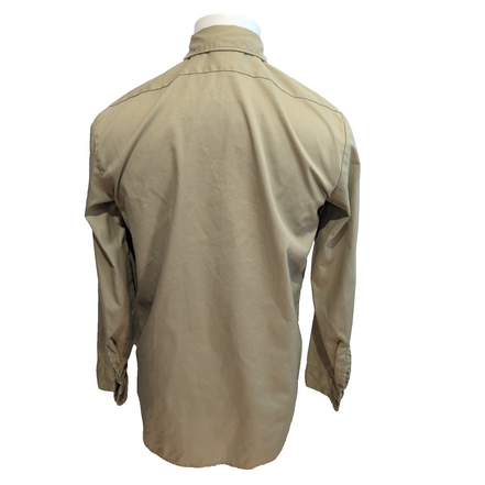 Chemise Dickies S / M Beige Crème 14.5 Coton Polyester Manches Longues