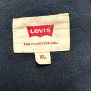 Chemise Levi's Manches Courtes Bleu Marine Coton et Lin à Poche Taille XL