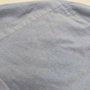 Chemise Chaps Oxford Bleu Clair Coton Manches Longues Taille L