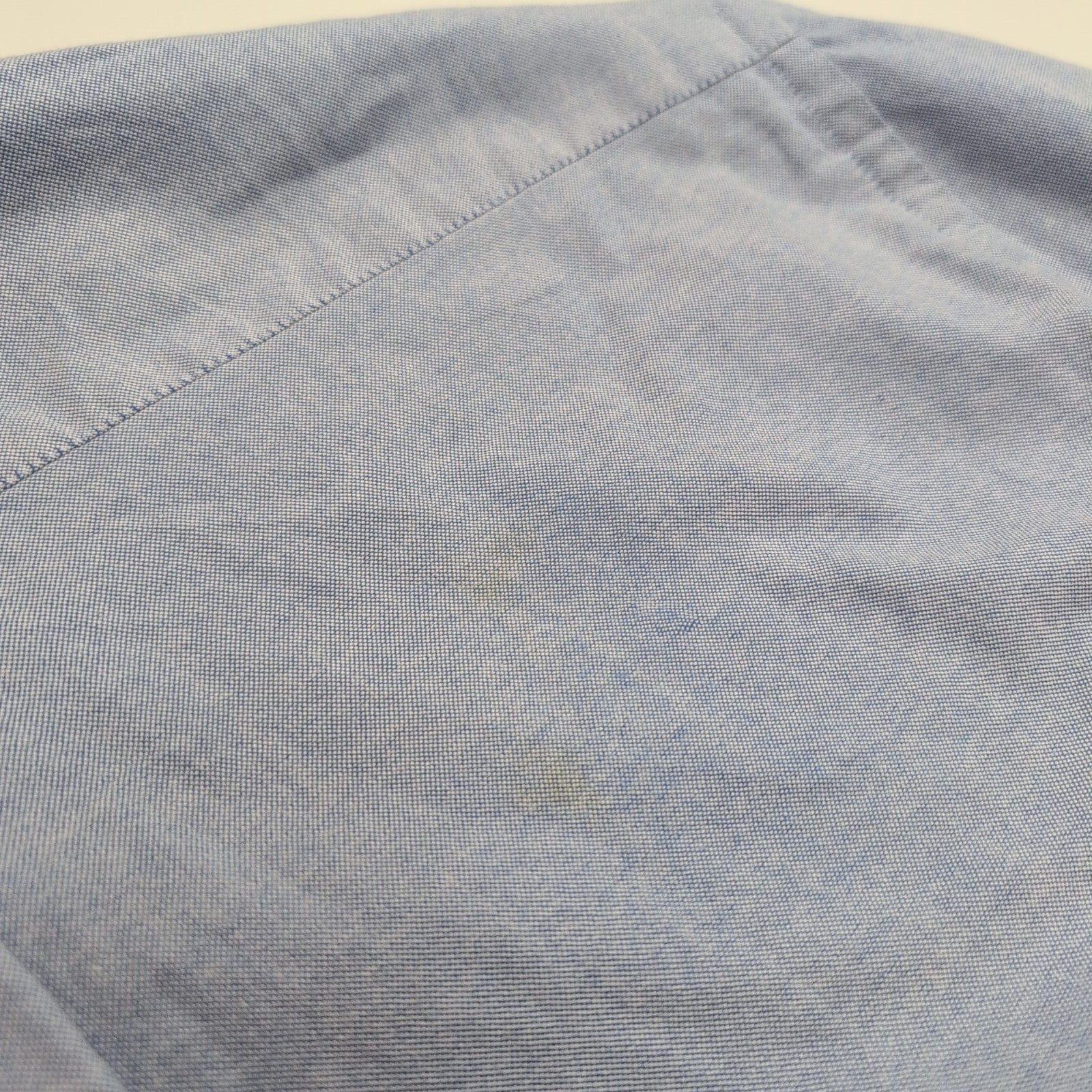 Chemise Chaps Oxford Bleu Clair Coton Manches Longues Taille L