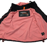 Blouson veste zippée à capuche Superdry femme Artic noire taille XL 14b