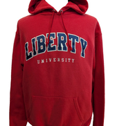 ➜ Sweat à Capuche Champion Vintage - Liberty University - Rouge - Taille L